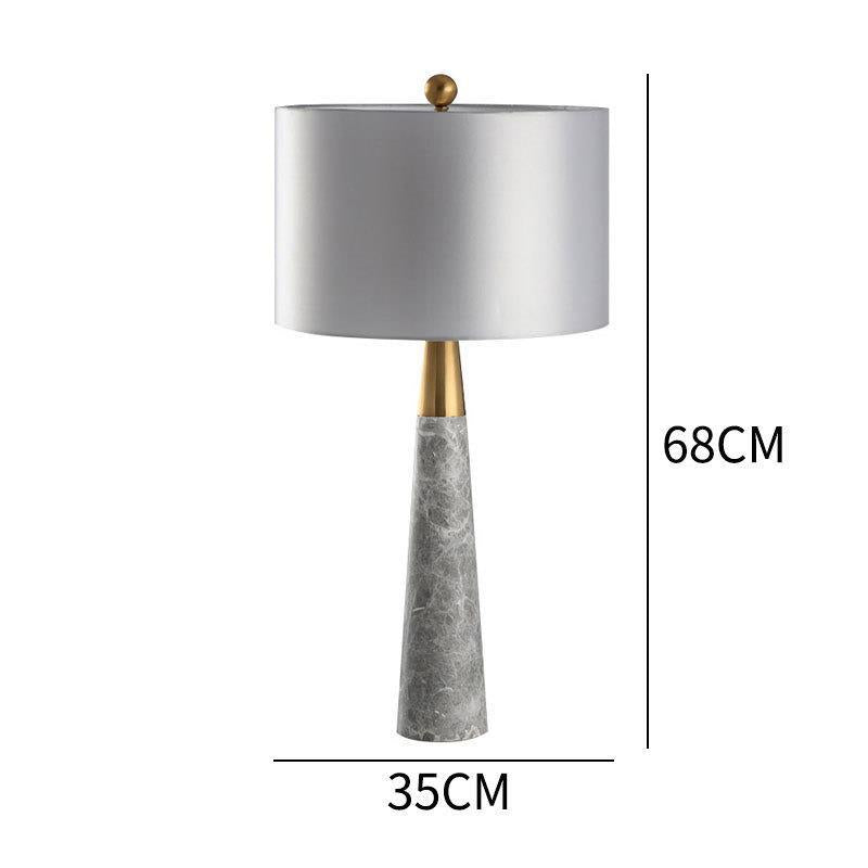 Moderne Marmorfuß Tischlampe