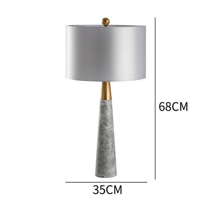 Moderne Marmorfuß Tischlampe