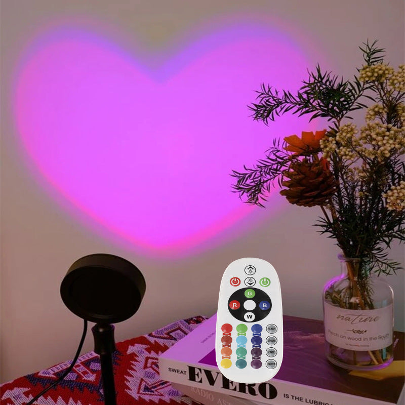 LED Projektions Tischlampe