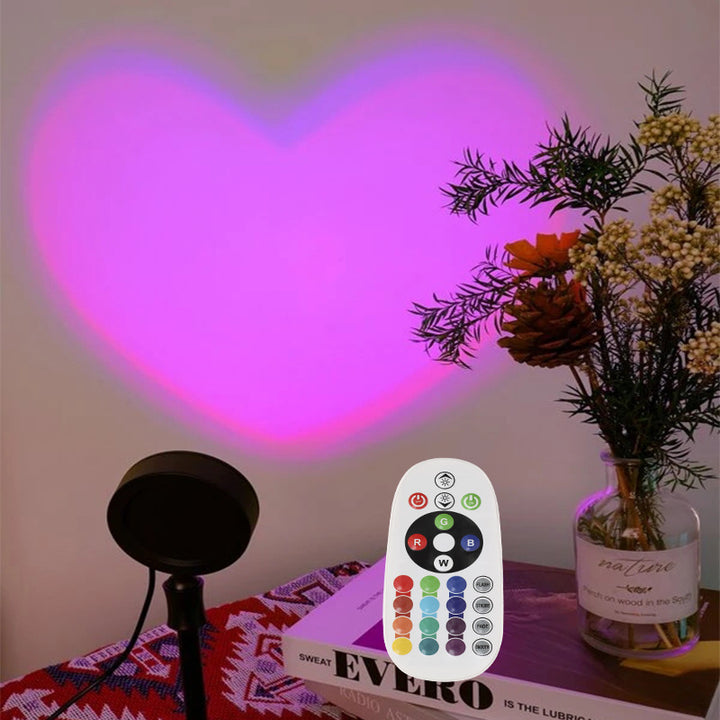 LED Projektions Tischlampe