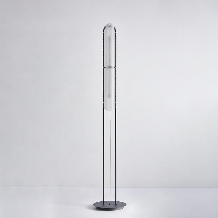 Minimalistische hohe Stehlampe mit einstellbarer Helligkeit