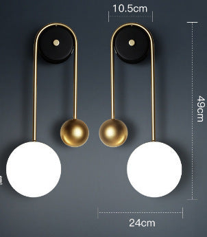 Moderne Abgehängte Wandlampe