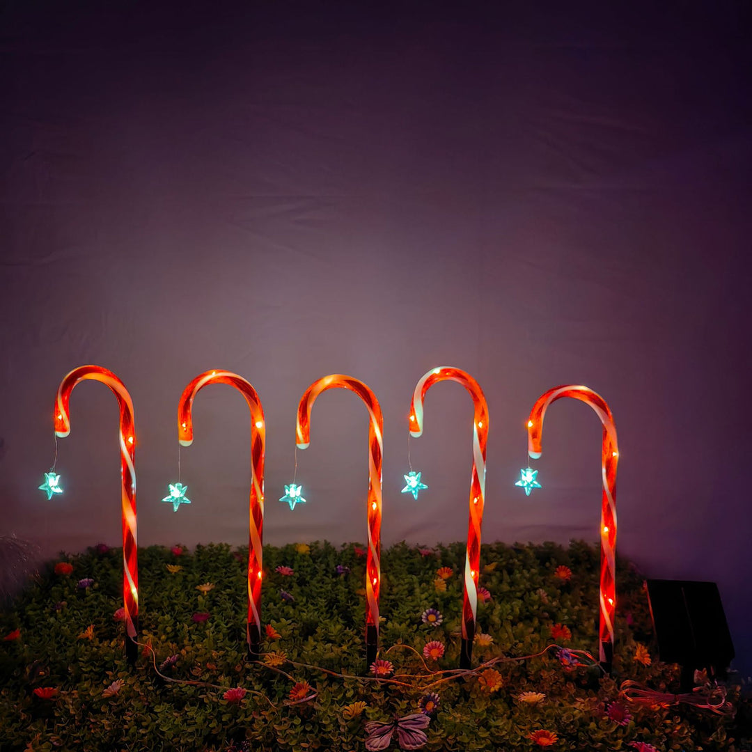 Dekorative Solar-Zuckerstangenlichter