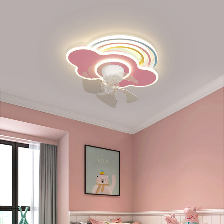 Regenbogen Wolke Deckenventilator Licht