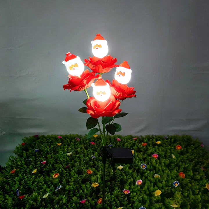 Dekorative LED Santa Rose Lichter