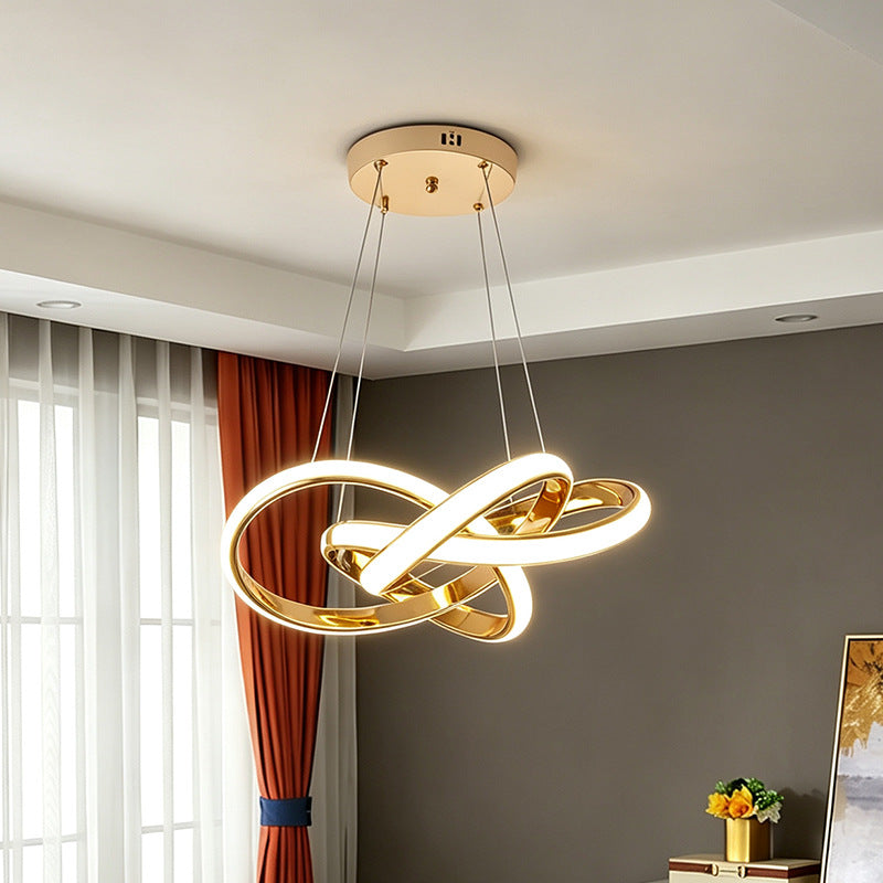 Moderne Kristallpendelleuchte
