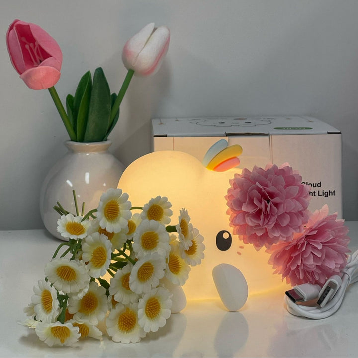 Silicone Süße Wolke Nachtlicht Tischlampe