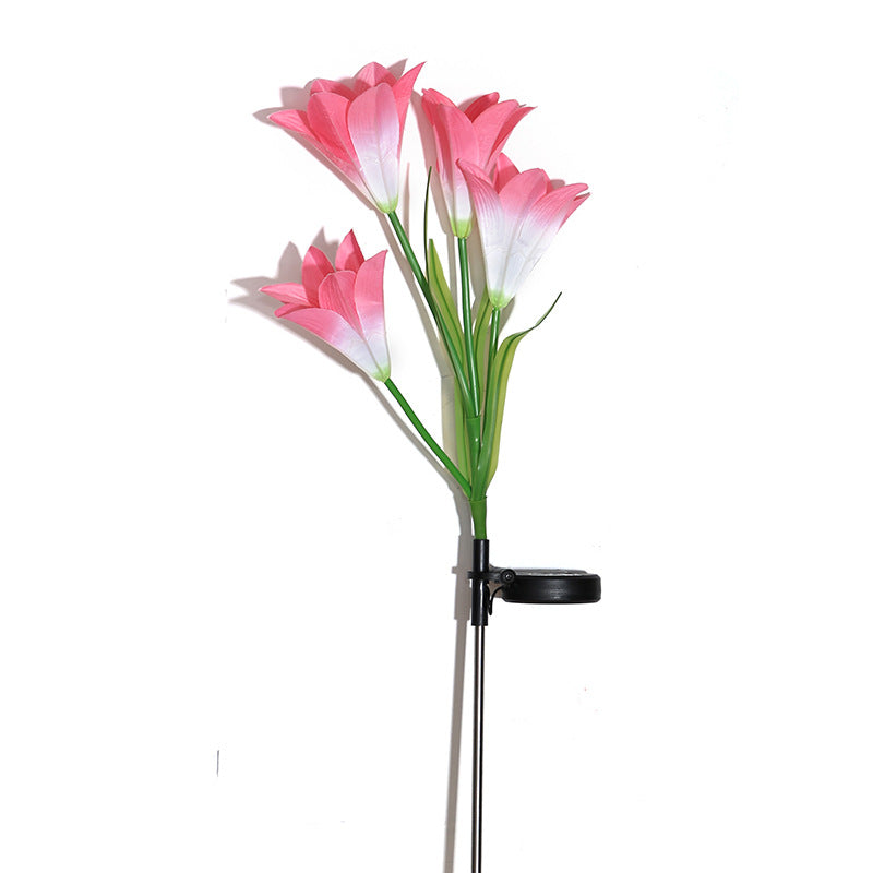 Solarbetriebene Gartenlampe