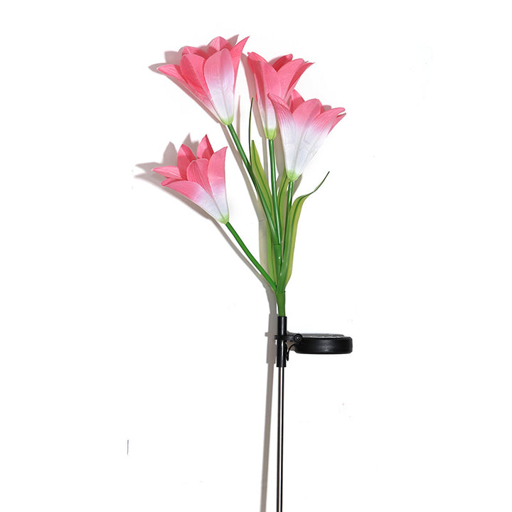 Solarbetriebene Gartenlampe