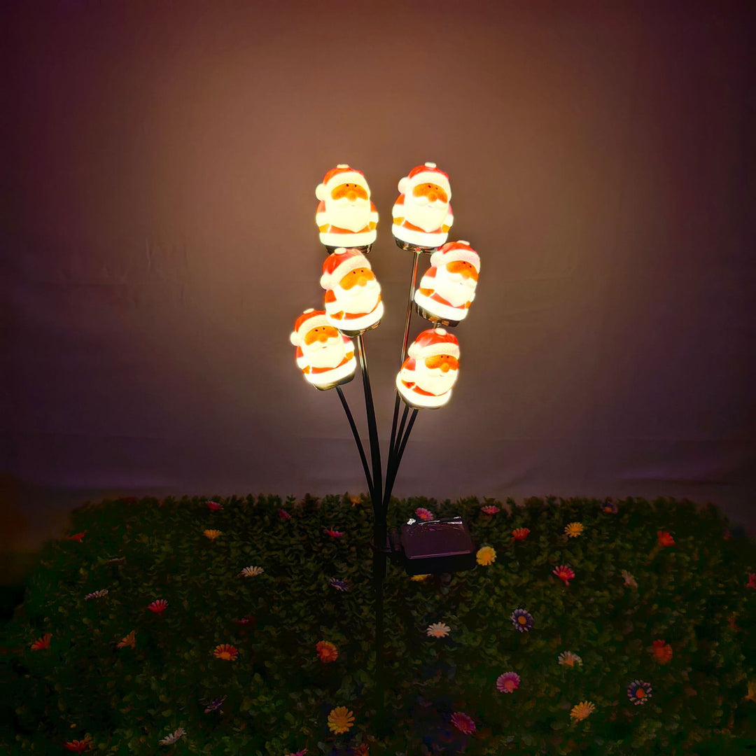 Dekorative LED Schneemann Gartensteckerlichter
