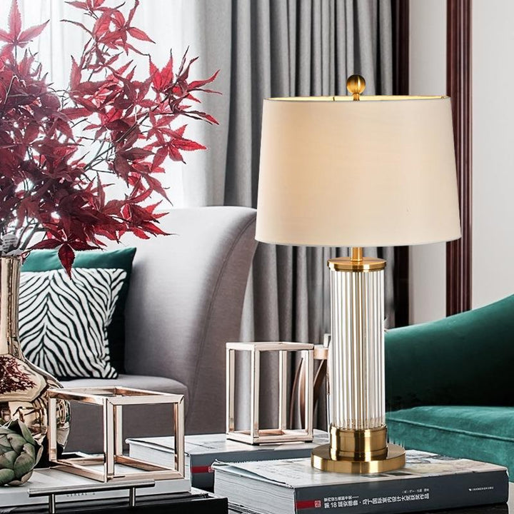 Elegante Kristall Tischlampe