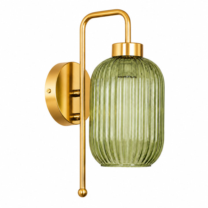 Elegante Glas-Wandleuchte mit verstellbarer Beleuchtung