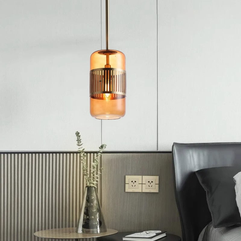 Stylische Glas Pendelleuchte