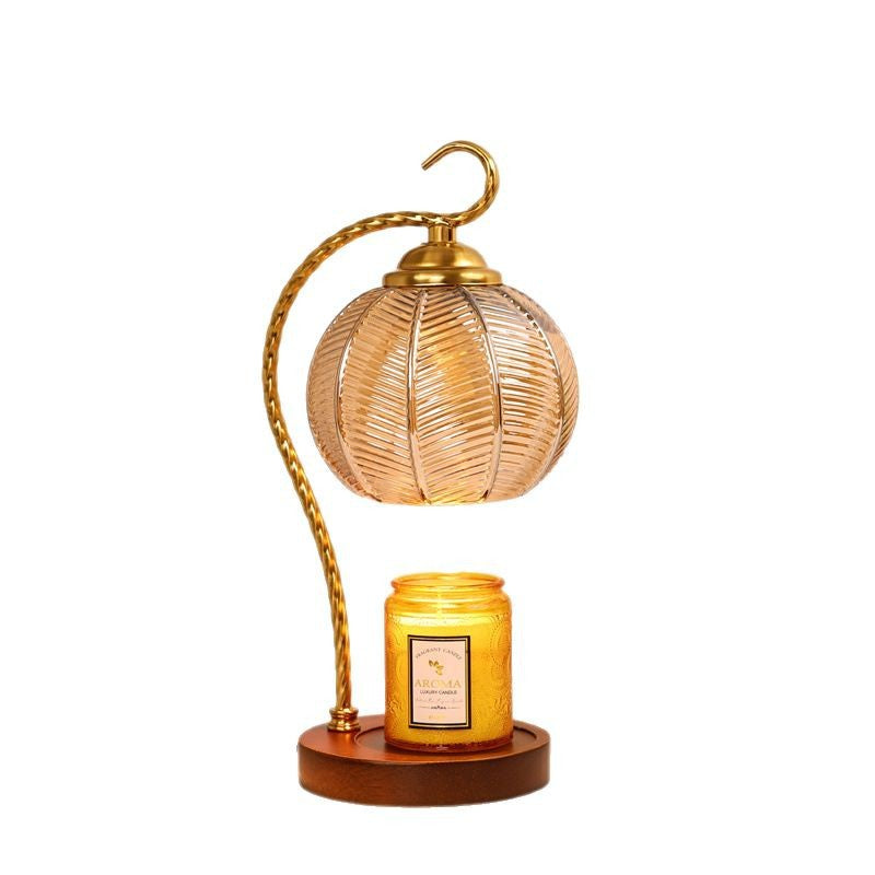 Künstlerische blattförmige Schreibtischlampe