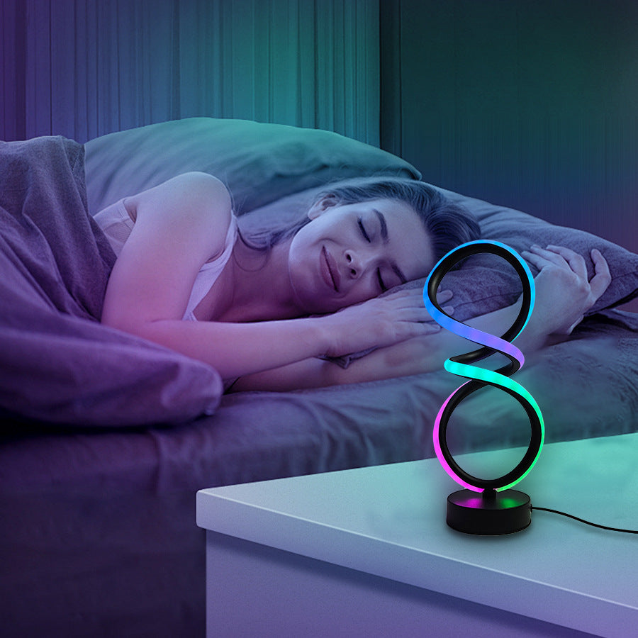 Infinity Loop LED Tischlampe