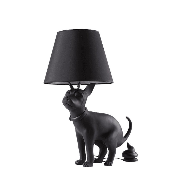 Künstlerische Hundetischlampe