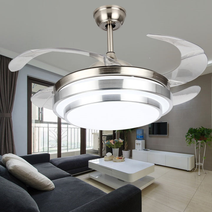 Zeitgenössische Deckenventilator Lichtinstallation