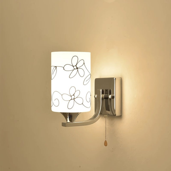 Künstlerische Blumendesign Wandlampe