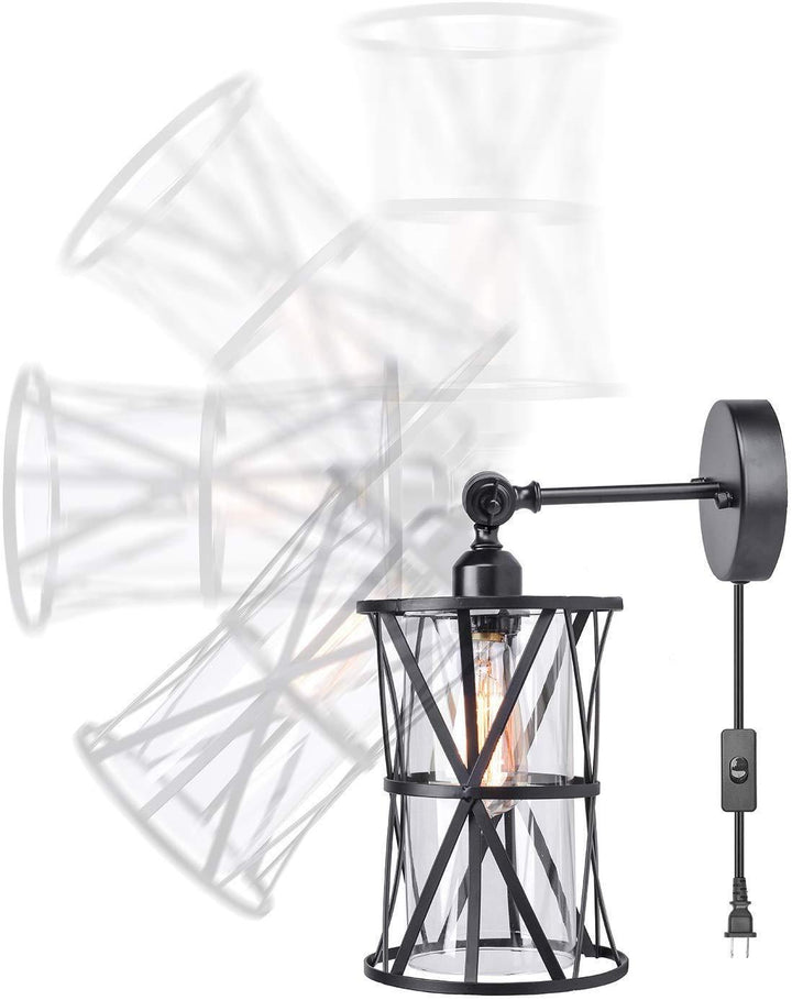 Moderne geometrische Wandlampe