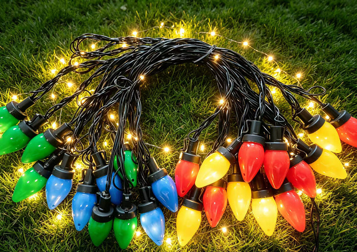Große klassische Glühbirnen-LED-Patio-Lichterketten