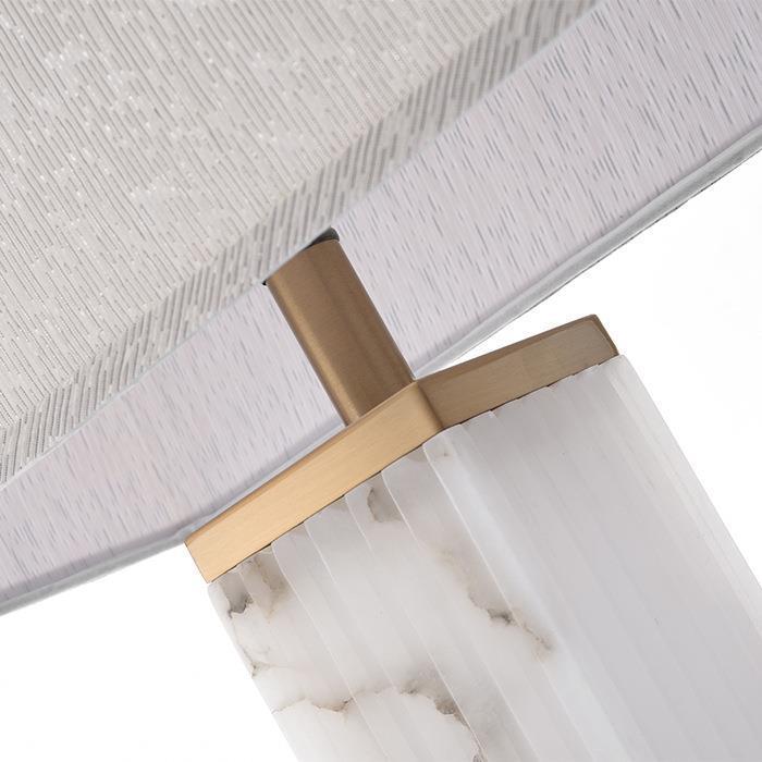 Elegante Marmor Akzent Tischlampe