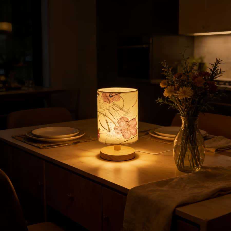 Dekorative Tischlampe