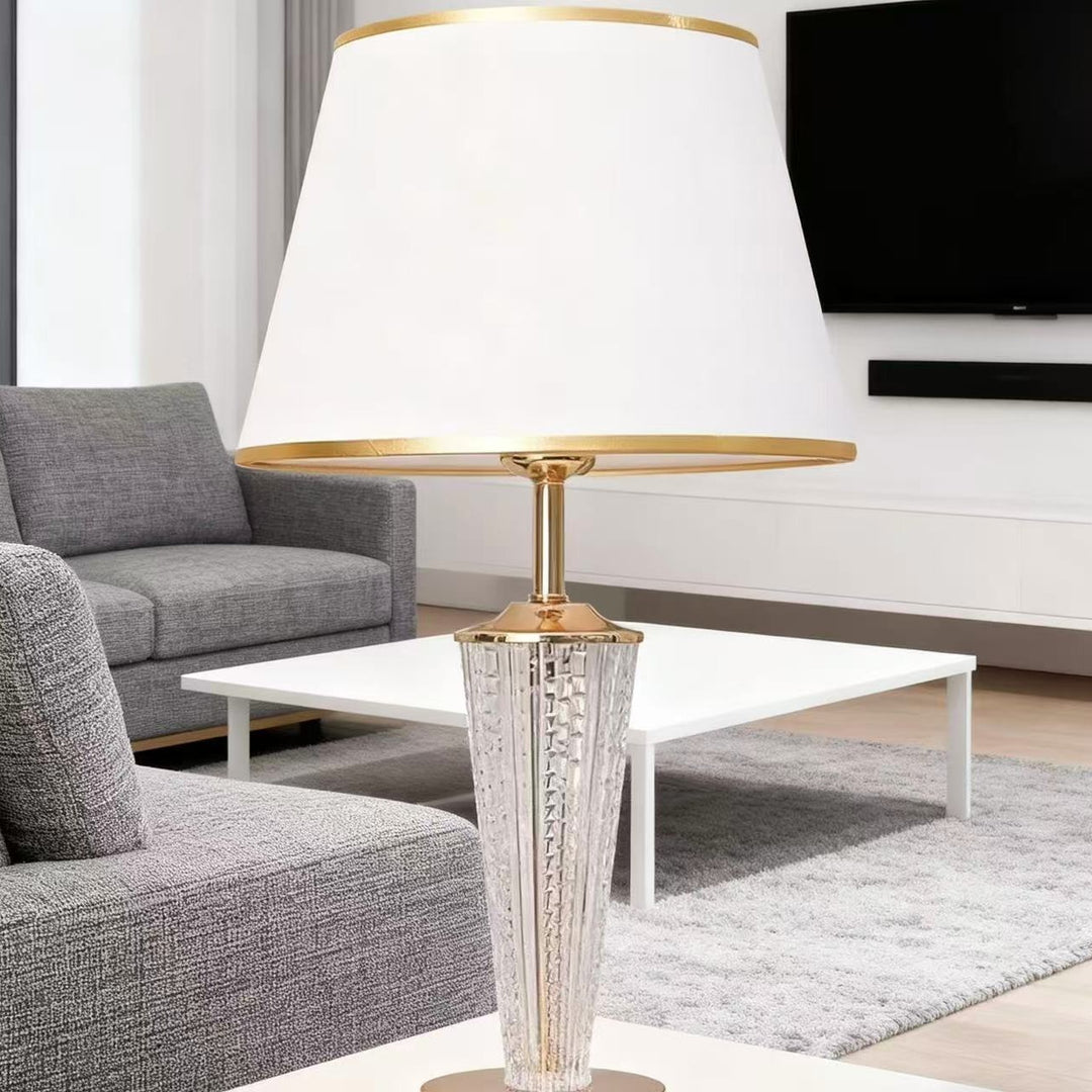 Elegante Kristall Akzent Tischlampe