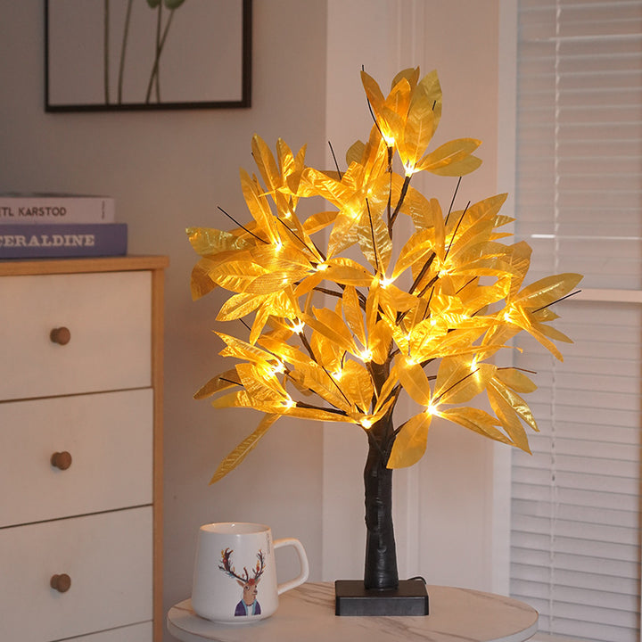 LED Schmetterling Blüte Zweig Tischlampe