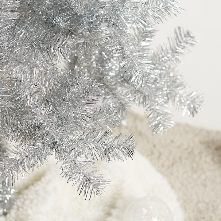 Dekorative Silber Weihnachtsbaum