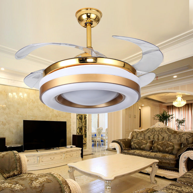Zeitgenössische Deckenventilator Lichtinstallation