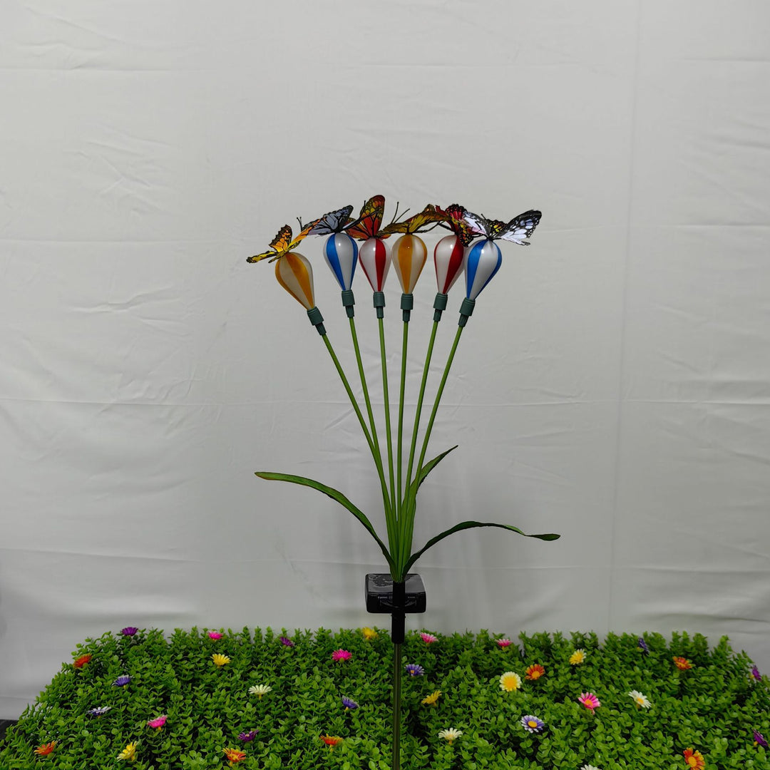 Dekorative Solar-Blumenstecklichter