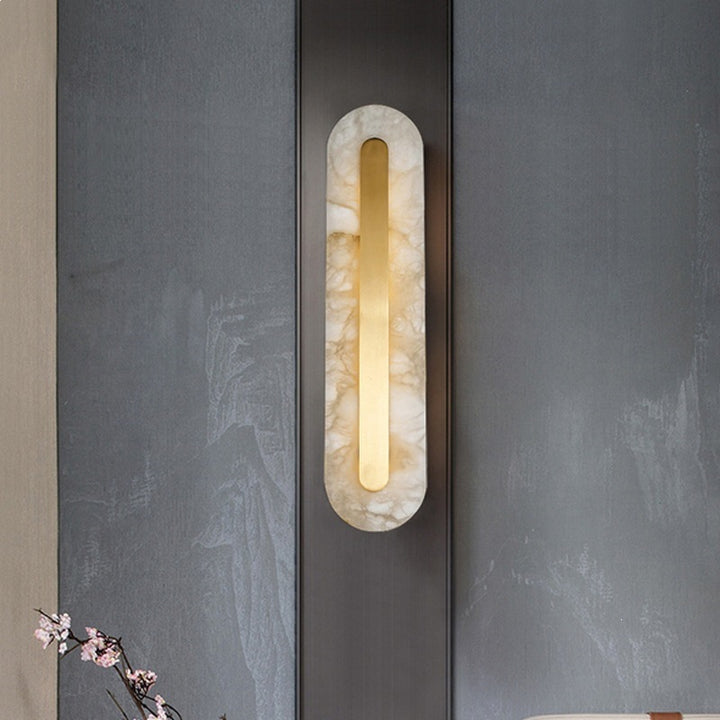 Moderne Alabaster Wandleuchte