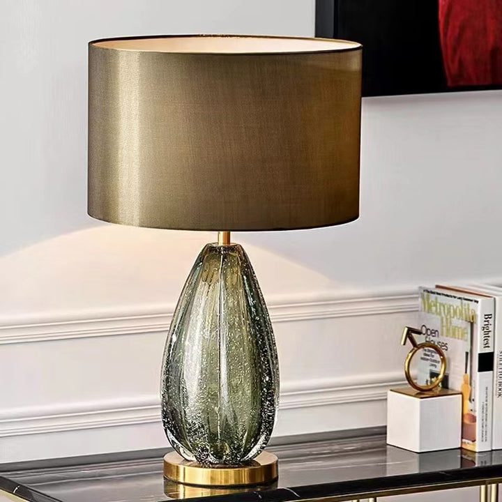 Moderne Texturierte Glas Tischlampe