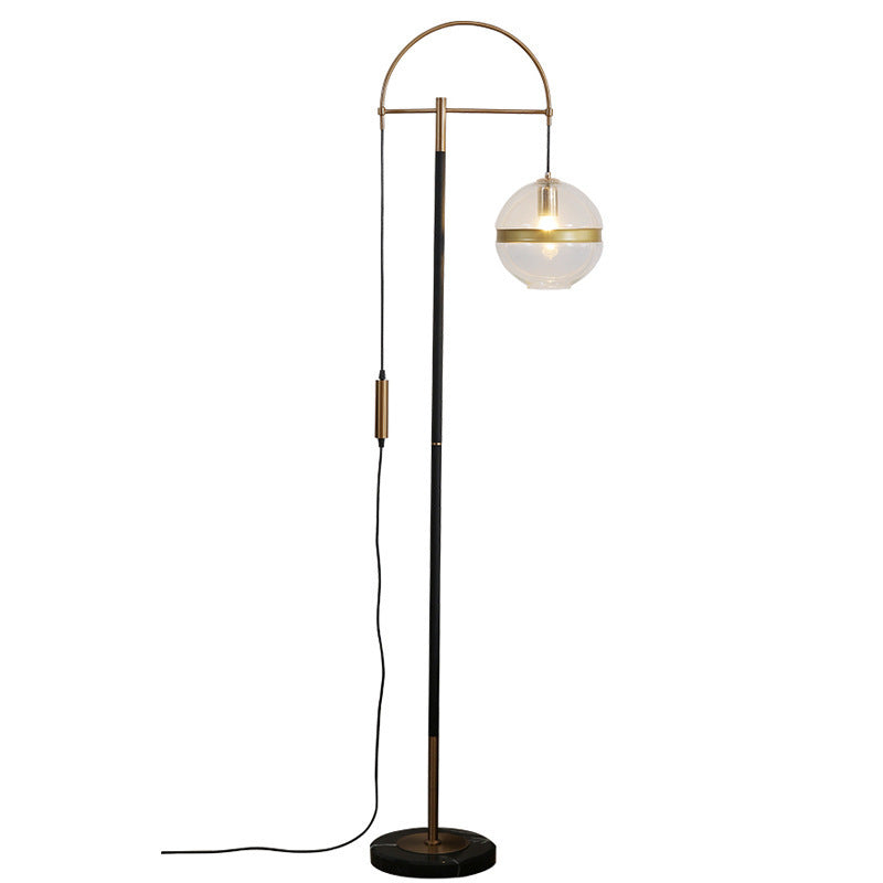 Moderne Minimalistische Stehlampe mit Kugelschirm