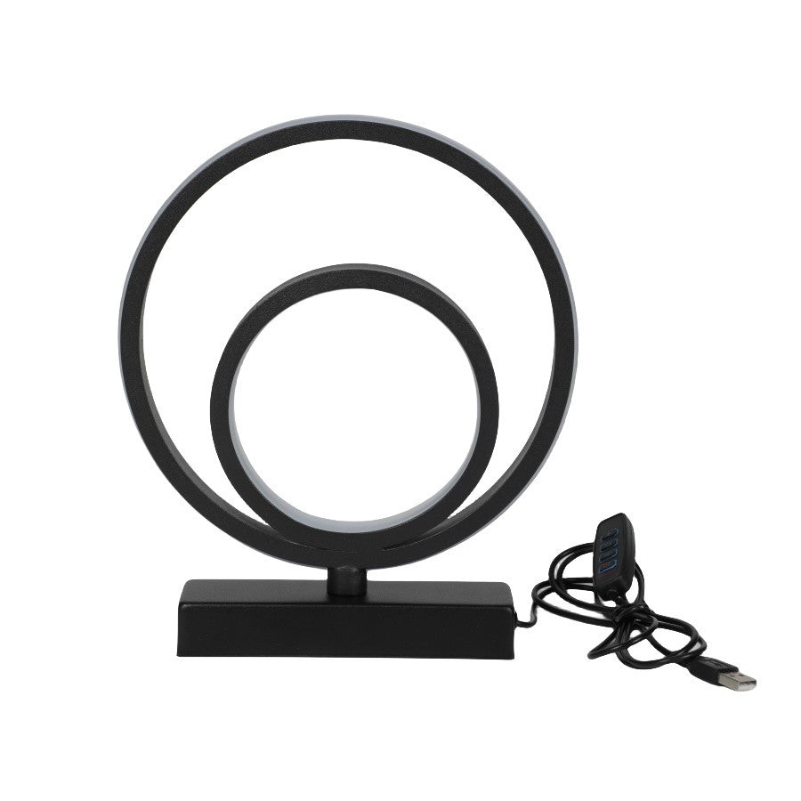 Moderne kreisförmige LED-Tischlampe