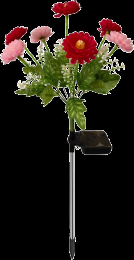 Solarbetriebene dekorative Blumenstecklichter