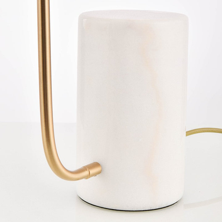 Moderne Marmor Tischlampe mit verstellbarem Schirm