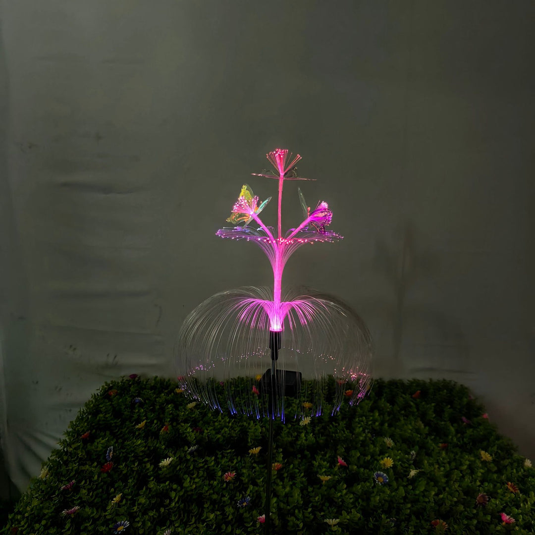 Dekorativer LED-Blumen-Gartenstecker