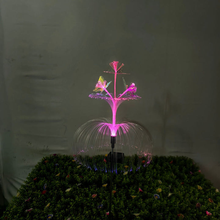 Dekorativer LED-Blumen-Gartenstecker