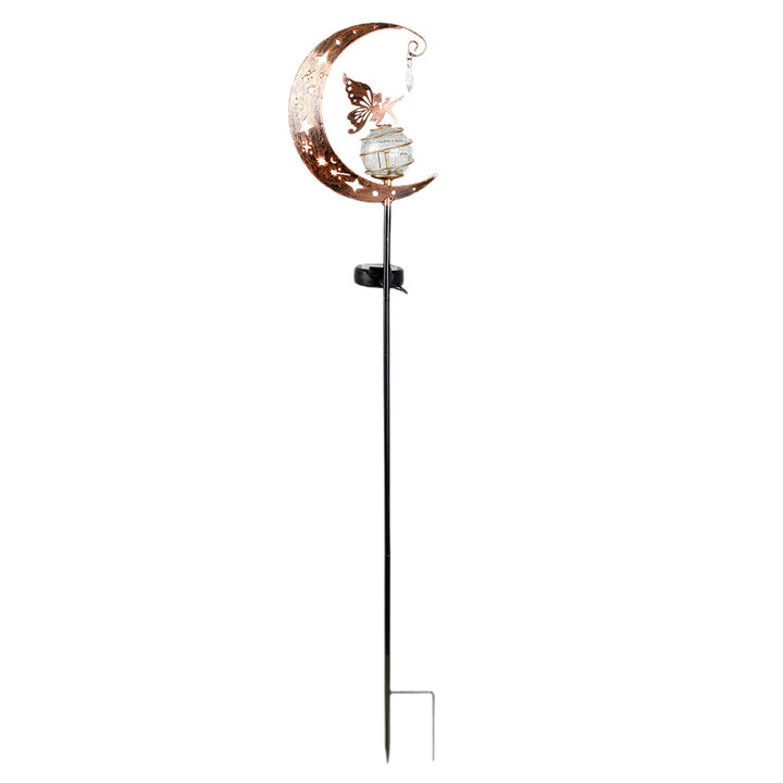 Solarbetriebene Halbmond Gartenstecker Licht