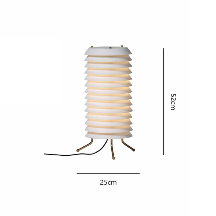 Moderne Gerippte Tischlampe