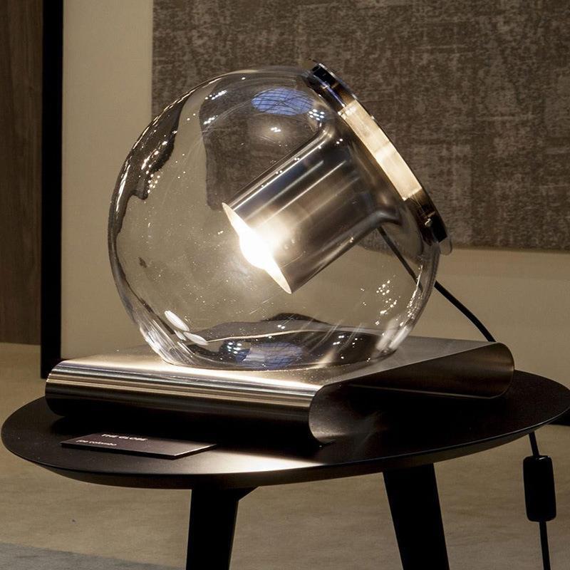 Moderne Glaskugel Tischlampe