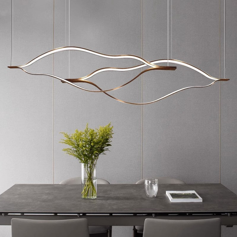 Moderne Wellen-Design Pendelleuchte
