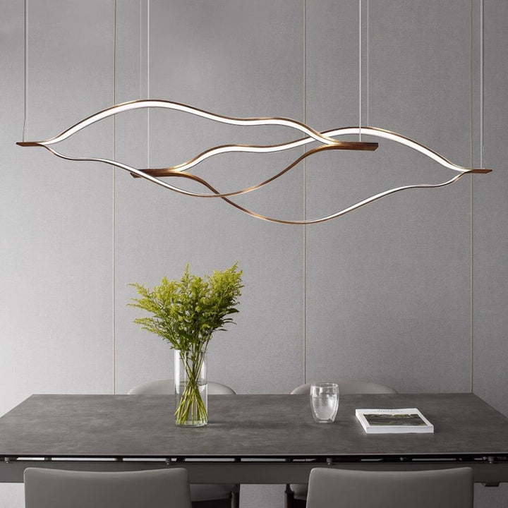 Moderne Wellen-Design Pendelleuchte