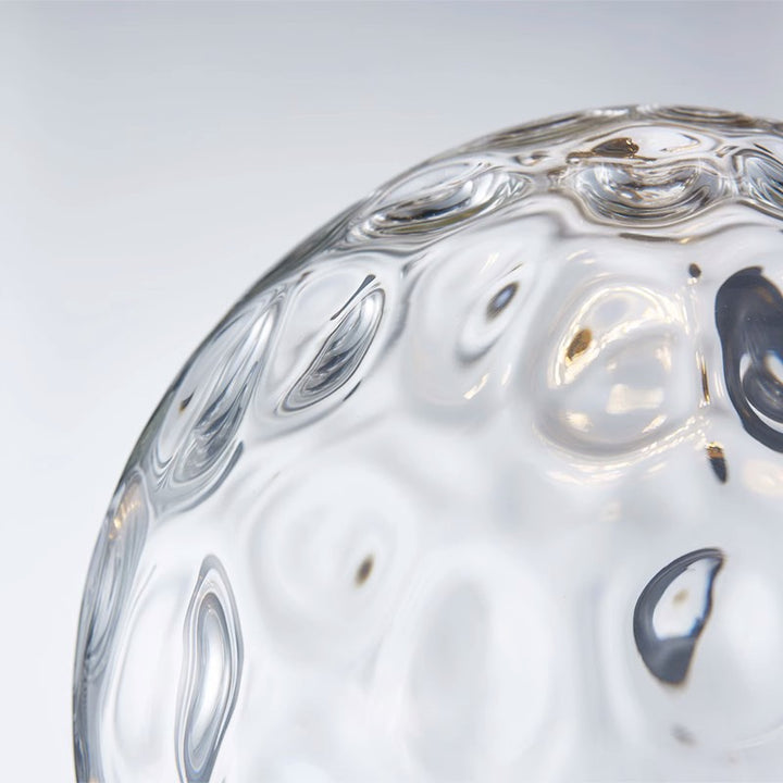 Künstlerische Glastischlampe