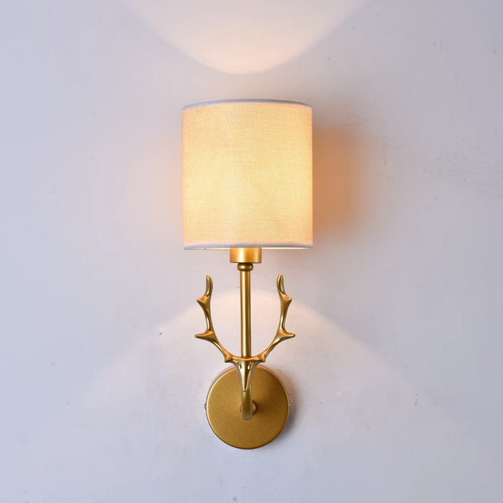 Geweih Wandleuchte