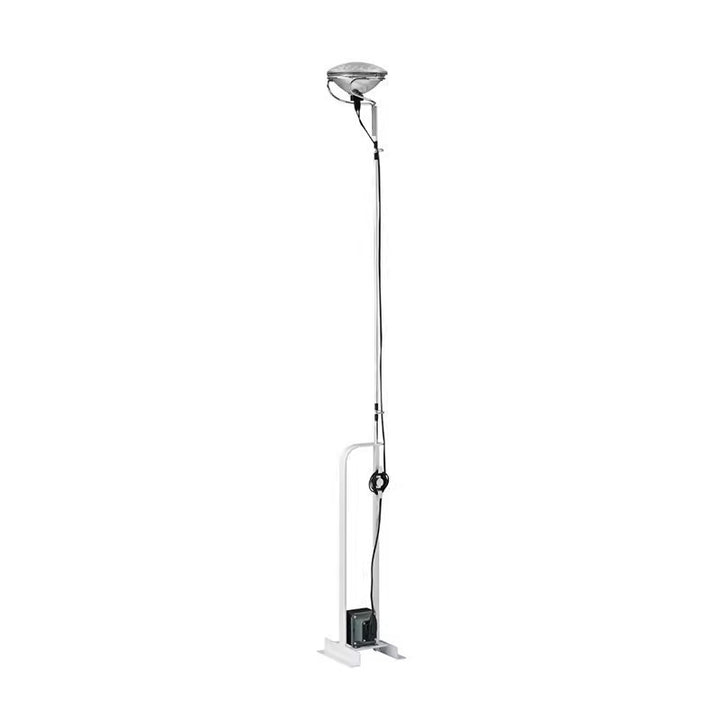 Industrielle Stehlampe mit verstellbarer Höhe