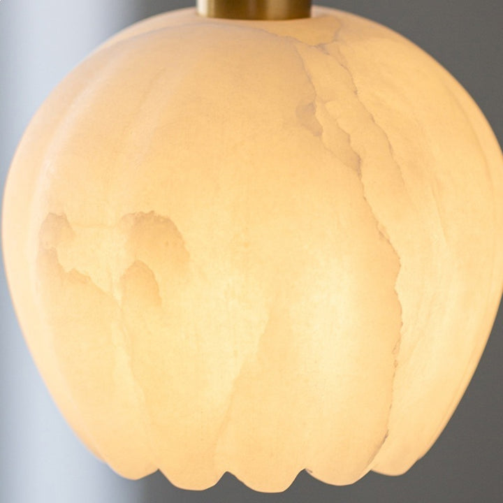 Elegante Alabaster Pendelleuchte
