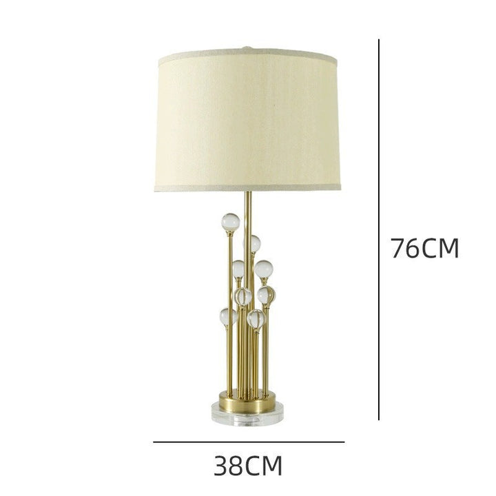 Elegante Tischlampe mit einzigartigem skulpturalen Sockel