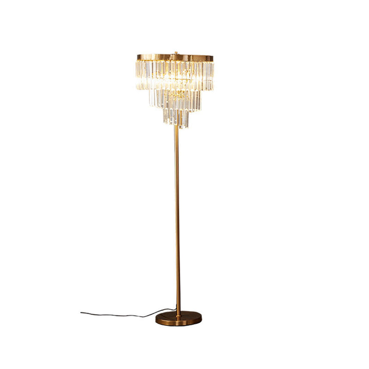 Kristall Kronleuchter Stehlampe